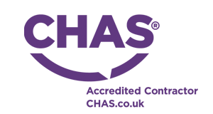 chas-white CHAS Accredited Contractor